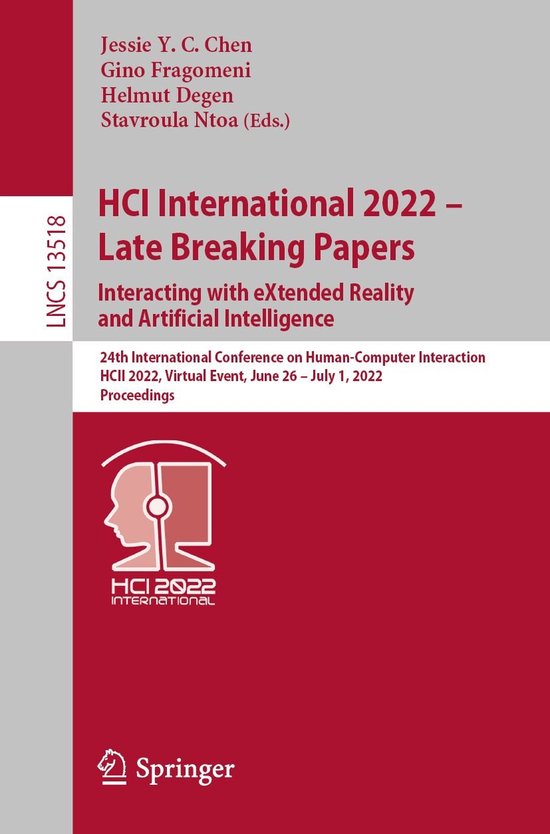 Springer Nature Proceedings Computer Science - HCI Internati ... - cover