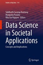 Studies in Big Data 114 - Data Science in Societal Applications