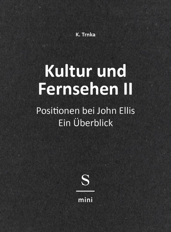 Kultur und Fernsehen II - cover