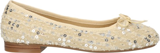 La Strada Ballerina beige met pailletten dames - maat 40