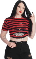 Banned - Toxicbby Crop top - 2XL - Rood