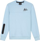 Malelions Junior Sport Counter Sweater Light Blue - Maat 164