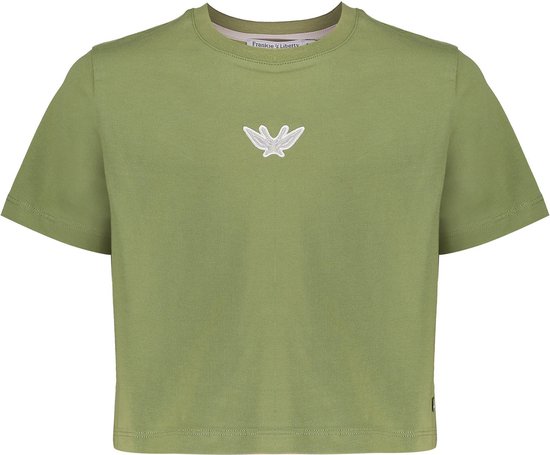 Meisjes t-shirt - Marina - Fresh olijf groen