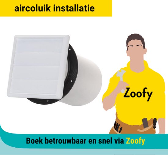 Foto: Plaatsen aircoluik door zoofy in samenwerking met bol com installatie afspraak gepland binnen 1 werkdag