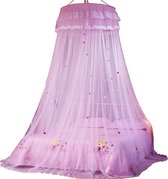 P&P Goods Klamboe - Luifelnet - Elegant - Geschikt Voor Kinderen - Tweepersoons & Eenpersoons - Polyester - Mosquito Net - Roze