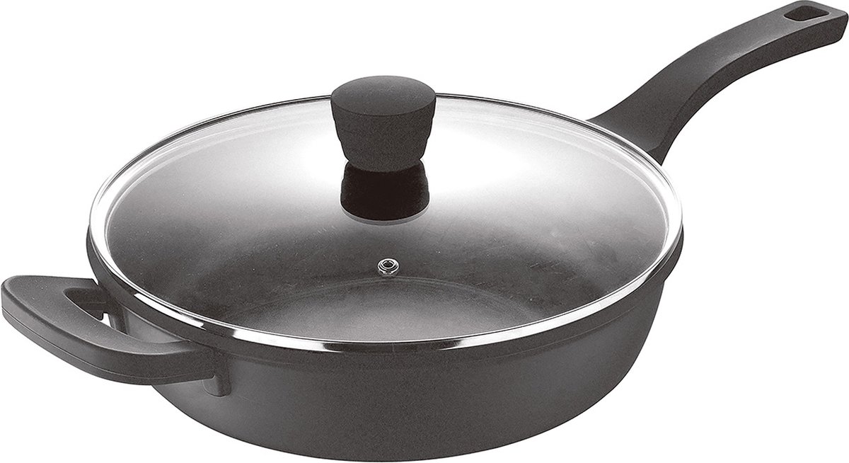 Pan Bergner Gehard aluminium Zwart Aluminium (Ø 28 cm)