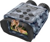 ALLGoods. Professionele Nachtkijker – Verrekijker – 8x Digitale Zoom - Nachtkijker met Infrarood 7 Standen – Night Vision Goggles 4K Beeld - 32GB SD Kaart – met Afspeelmogelijkheid - Méér dan 300M Nachtzicht - Nachtkijker Warmtebeeld - Zwart