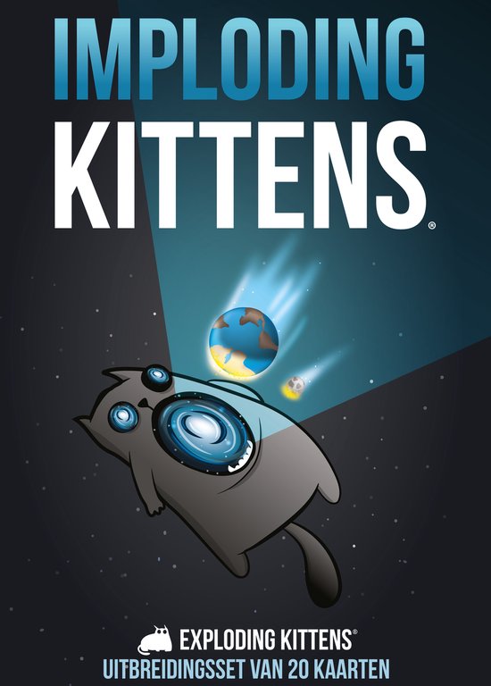 Imploding Kittens -Exploding Kittens Uitbreiding - Nederlandstalig Kaartspel - Exploding Kittens