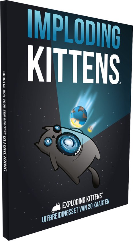 Imploding Kittens -Exploding Kittens Uitbreiding - Nederlandstalig Kaartspel - Exploding Kittens