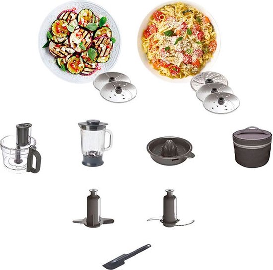 Kenwood MultiPro Express + FDM71.450SS - Foodprocessors - Ingebouwde digitale weegschaal
