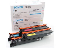 ABC huismerk Set 4x Toner geschikt voor Brother TN248XL HL-L3220cw HL-L3220cwe HL-L3240cdw HL-L8230cdw HL-L8240cdw MFC-L3740cdw MFC-L3740cdwe MFCL3760cdw
