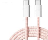 Câble NÖRDIC USBC-501 USB-C vers USB-C - USB2. 0 - 2,4A - 480Mbps - 60W - 50cm - Rose