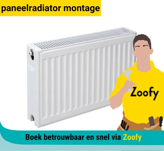 Paneelradiator plaatsen - Door Zoofy in samenwerking met Bol - Installatie-afspraak gepland binnen 1 werkdag