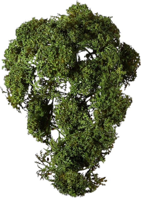 Kunstmos slinger - L25xB15cm - kunstplant - decoratie mos - nep mos - rendiermos