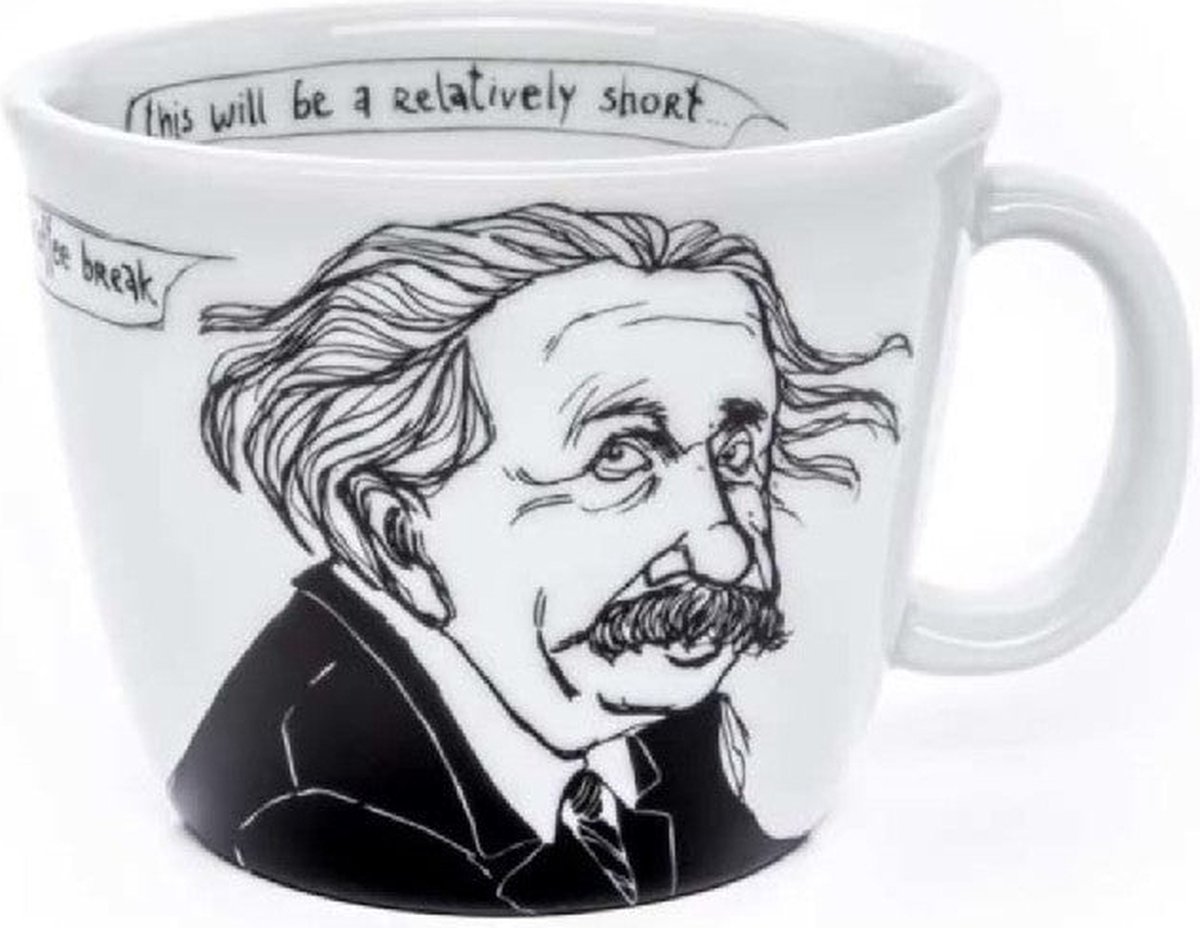 Polona Albert The Atomic Relativist Beker/mok - White