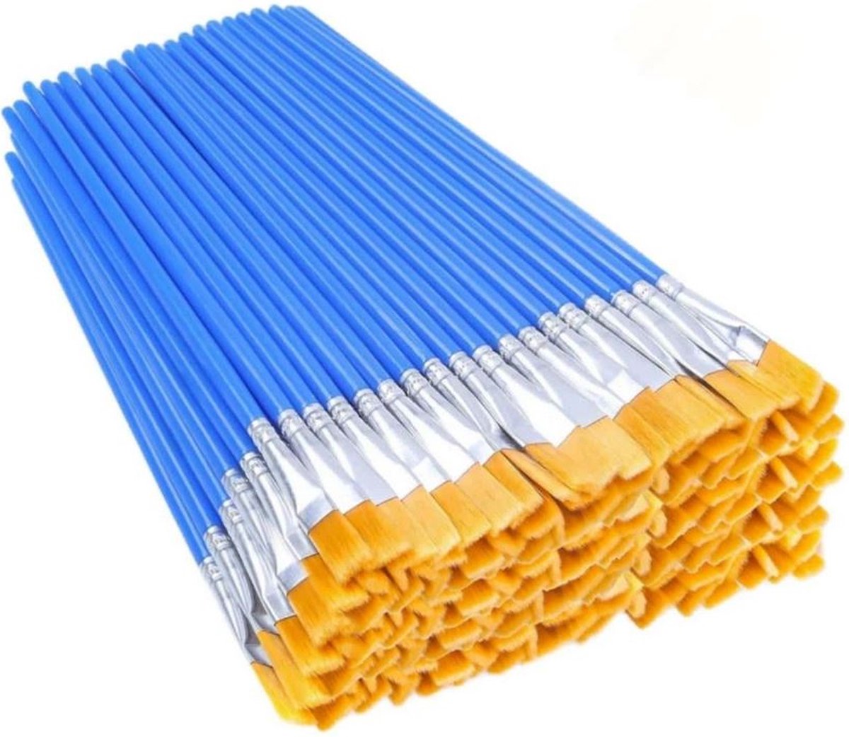 50 stuks penselen blauw