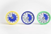Learn play Nexus - 3x mini minuterie pour enfants - Minuterie - Horloge d'apprentissage - Compte à rebours - horloge pour enfants - compte à rebours - compte à rebours analogique - Minuterie de cuisine