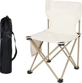 KOSMOS - Campingstoel - Opvouwbaar - Inklapbaar - Strandstoel - Visstoel - Wit