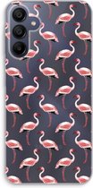 Case Company® - Hoesje geschikt voor Samsung Galaxy A15 hoesje - Flamingo - Soft Cover Telefoonhoesje - Bescherming aan alle Kanten en Schermrand