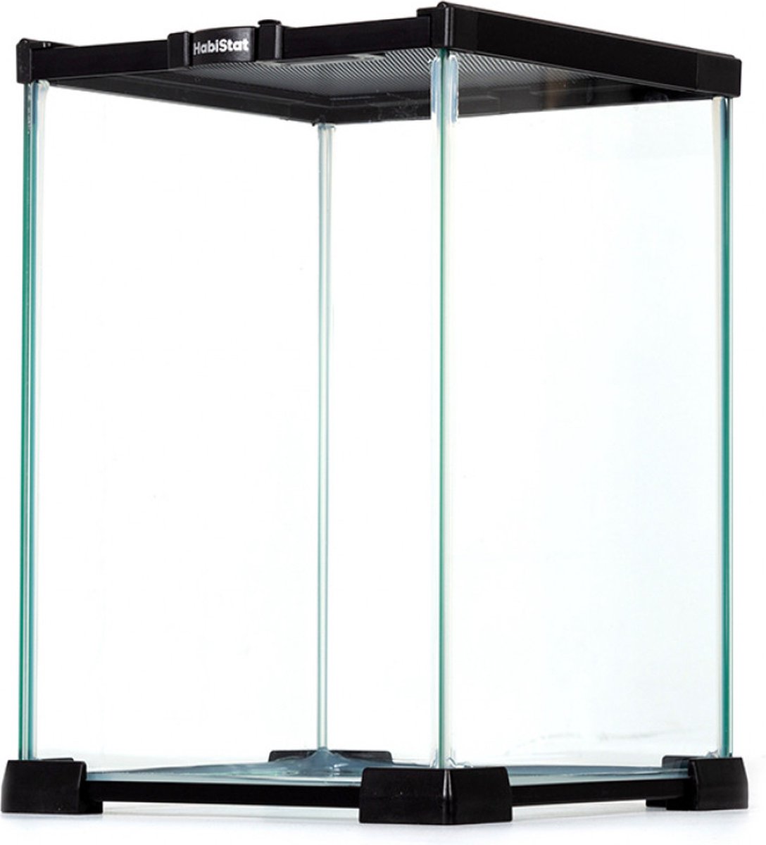 Habistat - Glazen Terrarium 20x20x30cm - Zwart op Prijzenvolger.com