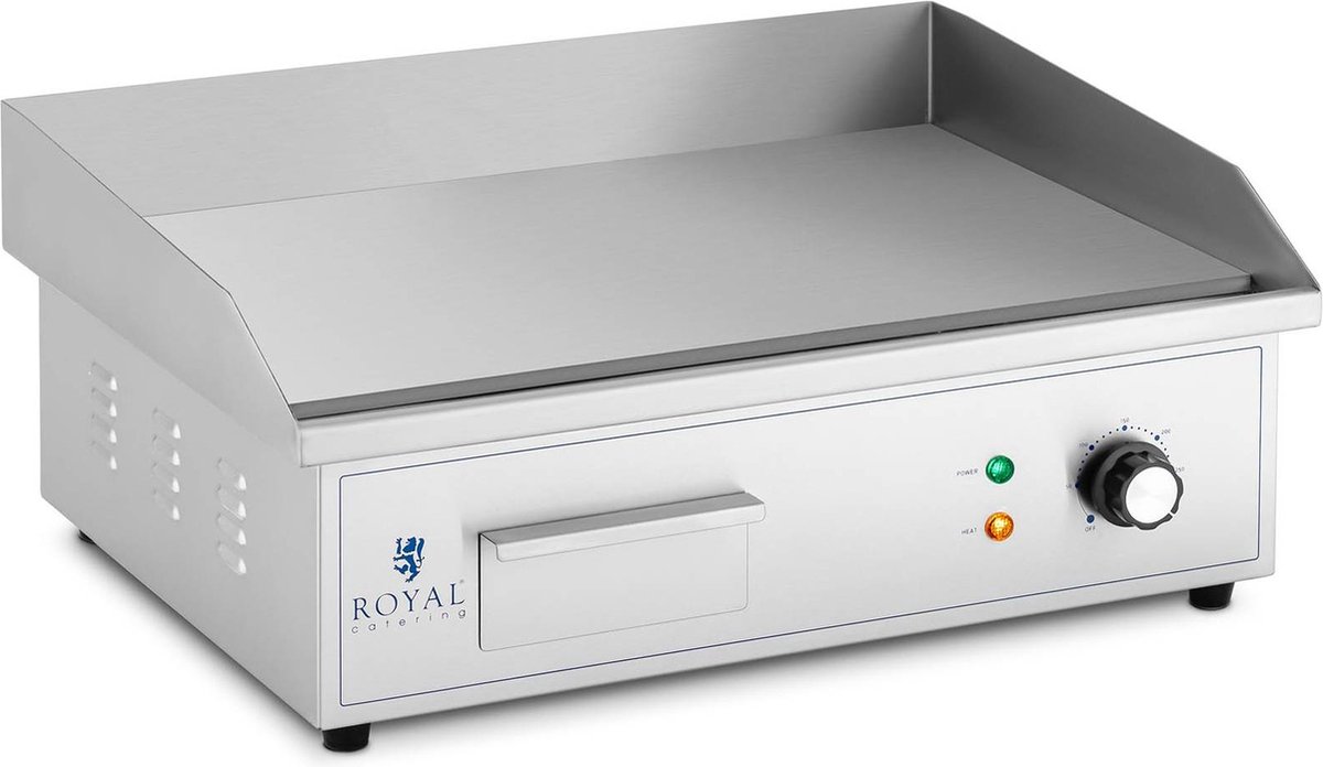 Royal Catering Elektrische grillplaat - 530 x 350 mm - royal_catering - 2 - 3.000 W - Royal Catering
