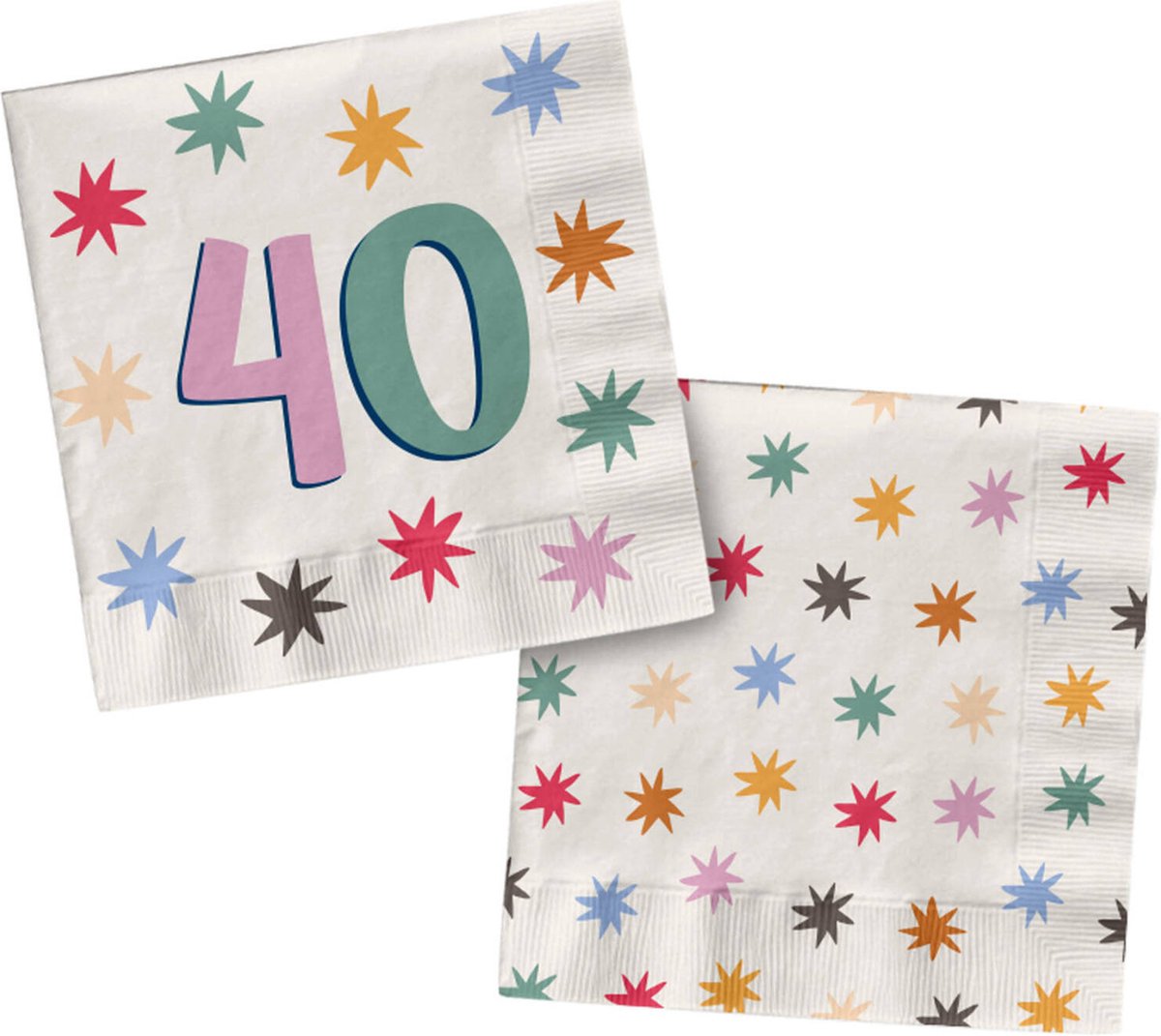 Folat - Servetten Starburst 40 (20 stuks) - 33 x 33 cm