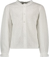 Meisjes blouse embroidery - Fee - Ecru