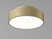 Plafondlamp Chicago-250 Warm Goud - Ø25cm - LED 19,5W 2700K/3000K 2415lm - IP20 - Dimbaar > spots verlichting led goud | opbouwspot led goud | plafonniere led goud | plafondlamp goud | sfeer lamp goud | design lamp goud