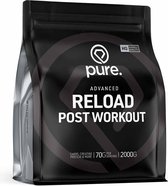PURE Reload Post Workout - tropical - 2000gr - all-in-one shake - eiwitten - creatine