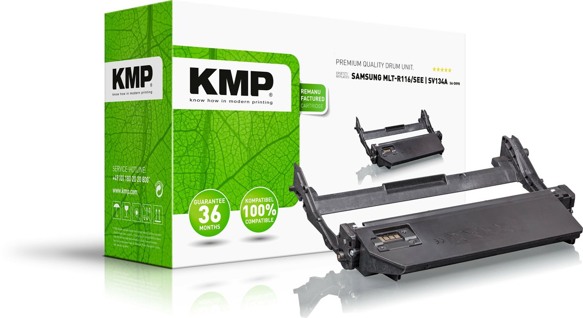 KMP Drum unit vervangt Samsung MLT-R116 Compatibel Zwart 9000 bladzijden SA-DR98