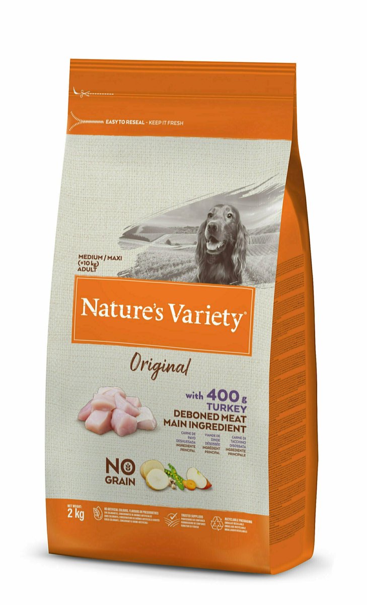 Nature's Variety - Original Adult Medium Maxi Turkey No Grain Hondenvoer