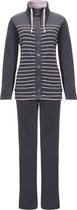 Pastunette pyjama pak dames velours - Grey stripe - Nos - 48 - Grijs