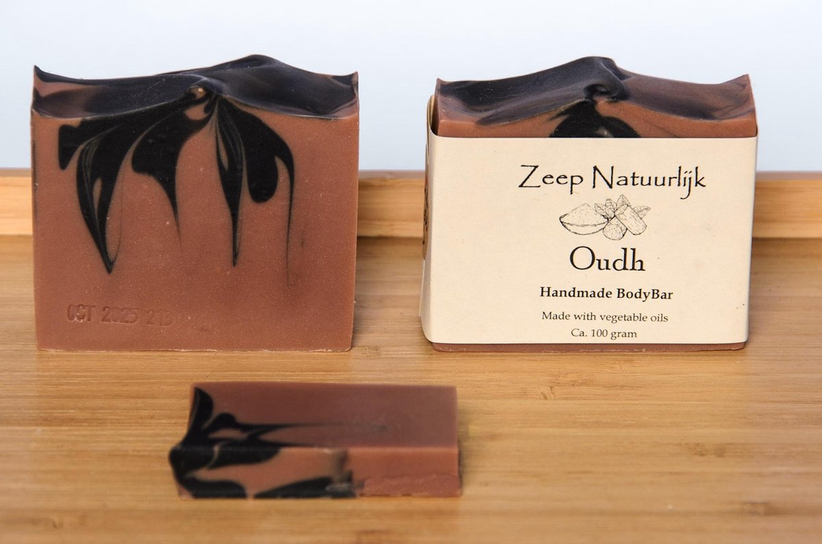 Sjippewinkel - Zeep - Handgemaakt - Oudh - Plasticvrij - Vegan