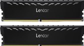 Lexar Thor LD4U16G36C18LG-RGD - Geheugen - DDR4 - 32 GB: 2 x 16 GB - 288-PIN - 3600 MHz / PC4-28800 - CL18 - 1.35V - XMP 2.0 - zwart