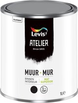 Levis Atelier Muur Binnen Mat Superior - 1L - Wit