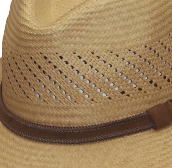 De Hoed Van Panama, Traditionele De Zomerhoed Met Zwarte Hatband Stock
