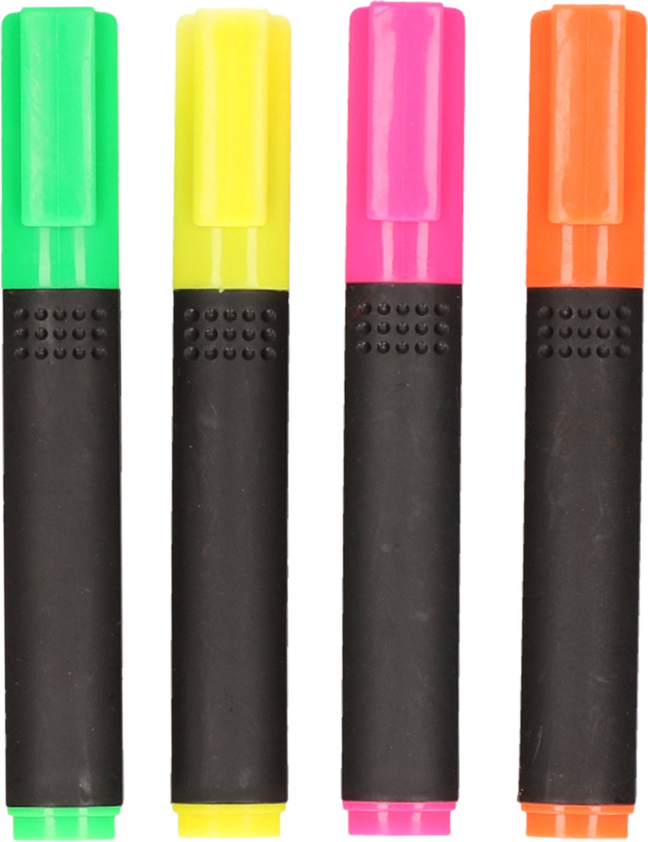 Humbert Neon markeerstiften/tekst markers - 4 stuks