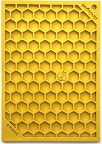 SodaPup Lickmat Honeycomb Small Geel