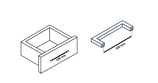 Handgreep Goud - Handgrepen Goud 128mm - Handgrepen kast - Meubelgrepen - Keukengreep Goud - Kastgrepen - Handgrepen keukenkastjes - Meubelgreep - Handgrepen voor deurtjes - handgreep keuken - Deurgreep - ladegreep - inclusief schroeven