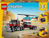 Bol.com LEGO Creator 3in1 Truck met helikopter - 31146 aanbieding