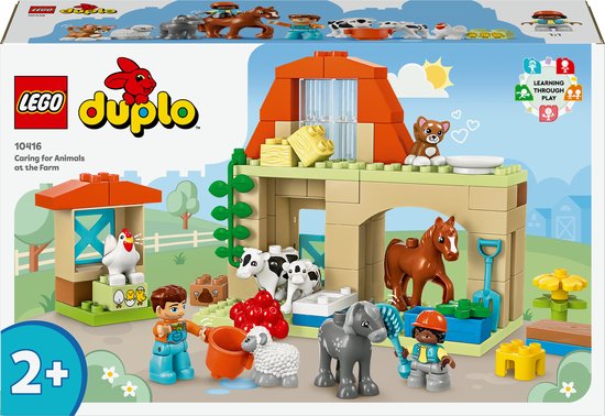 Foto: Lego duplo dieren verzorgen op de boerderij 10416