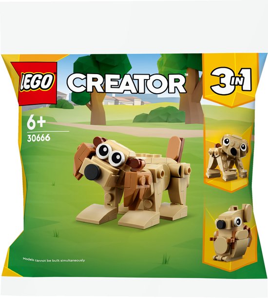 LEGO Creator 30666 - Cadeaudieren (polybag) - LEGO Hond, Beer of Eekhoorn
