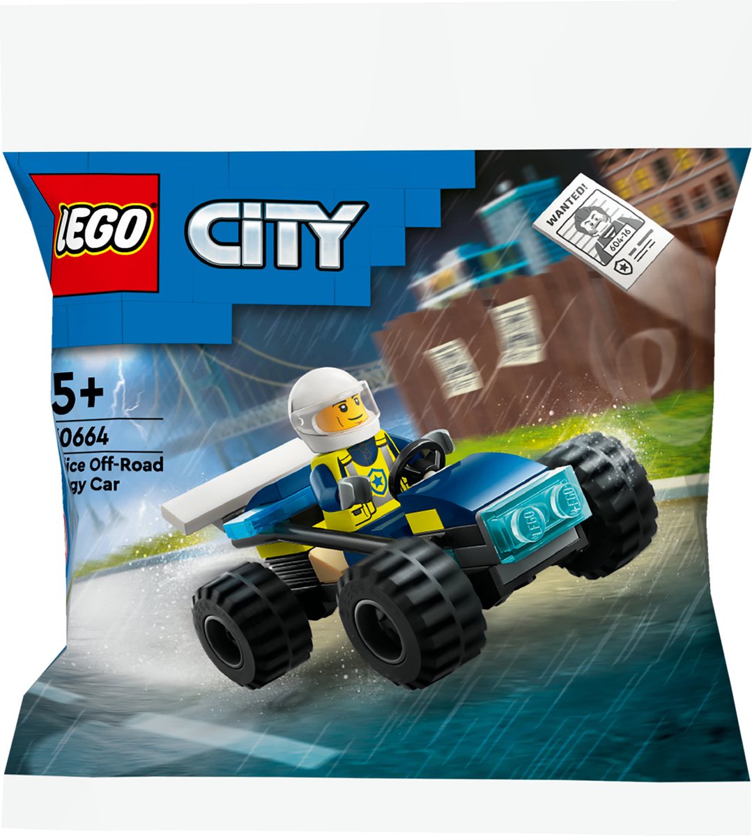 LEGO City - Politieterreinbuggy constructiespeelgoed 30664