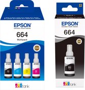 Epson 664 - Inktcartridge - Multipak + Zwart