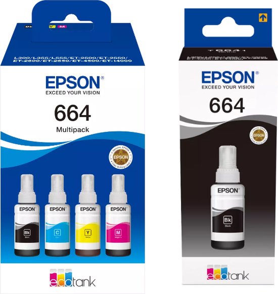 Foto: Epson 664 inktcartridge multipak zwart