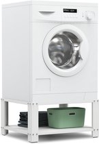 Bodo® - Surélévation de machine à laver - Meuble de machine à laver - Surélévation de machine à laver avec étagère - Socle de machine à laver - Universel - Wit