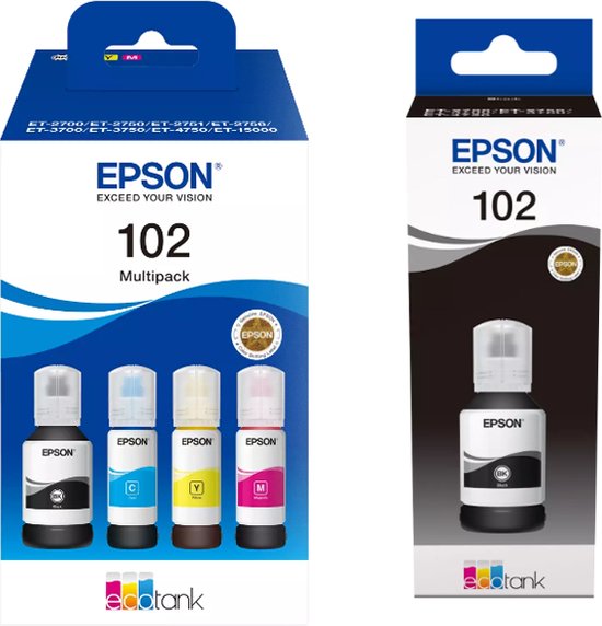 Foto: Epson 102 inktcartridge multipak zwart