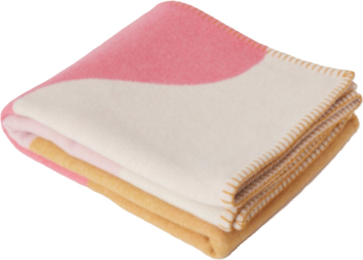 Stackelbergs Stackelberg - Plaid - Deken - roze - B130 x L170 cm