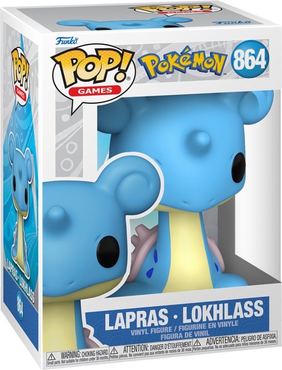 Pop Games: Pokémon Lapras - Funko Pop #864