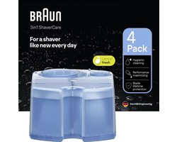 Braun Clean & Renew Reinigingsvloeistof 3-in-1 ShaverCare SmartCare Center - 4 Stuks